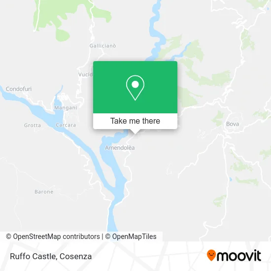 Ruffo Castle map