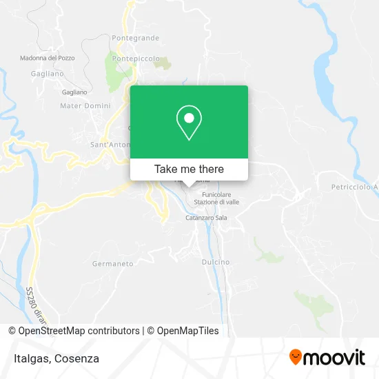 Italgas map