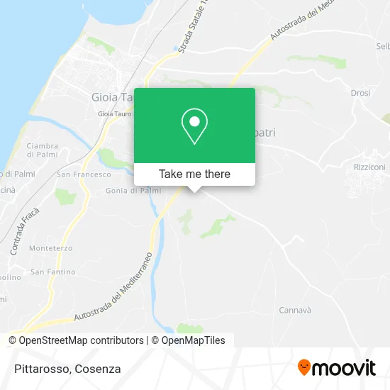 Pittarosso map