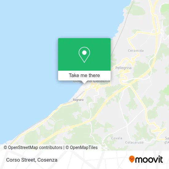 Corso Street map