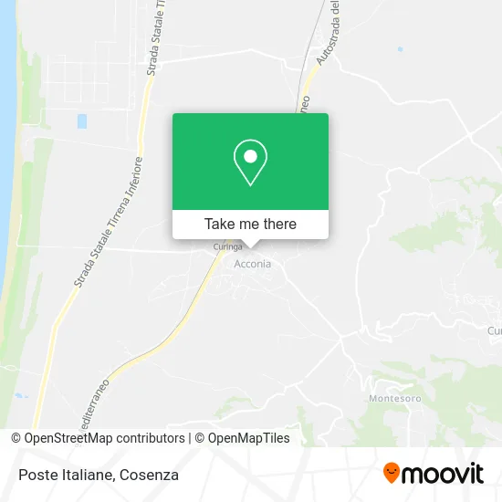 Italian Post Office map