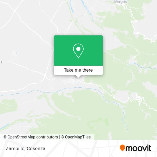 Zampillo map