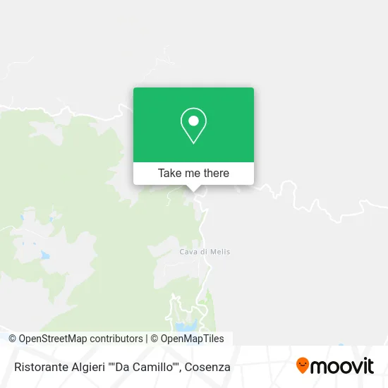 Algieri Restaurant "Da Camillo" map