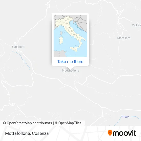 Mottafollone map