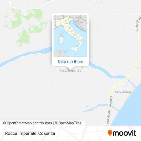 Rocca Imperiale map