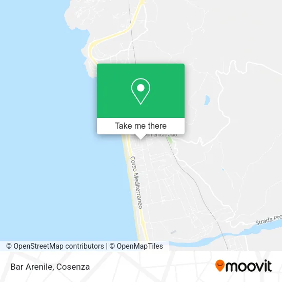 Bar Arenile map