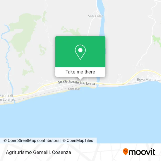 Agriturismo Gemelli map