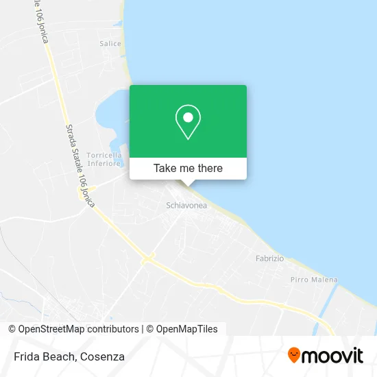 Frida Beach map