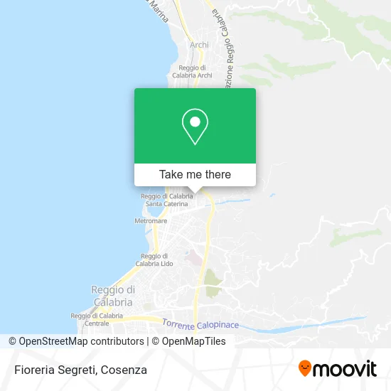 Fioreria Segreti map