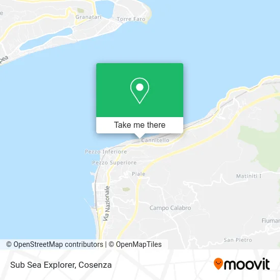 Sub Sea Explorer map