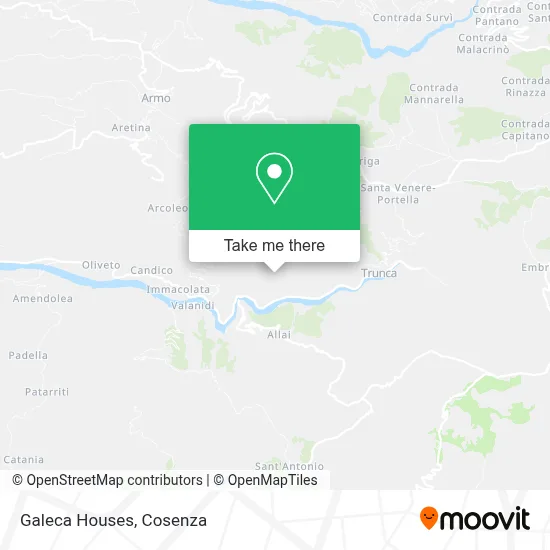 Galeca Houses map