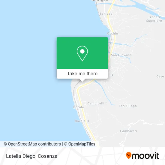 Latella Diego map