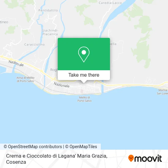 Crema e Cioccolato di Lagana' Maria Grazia map
