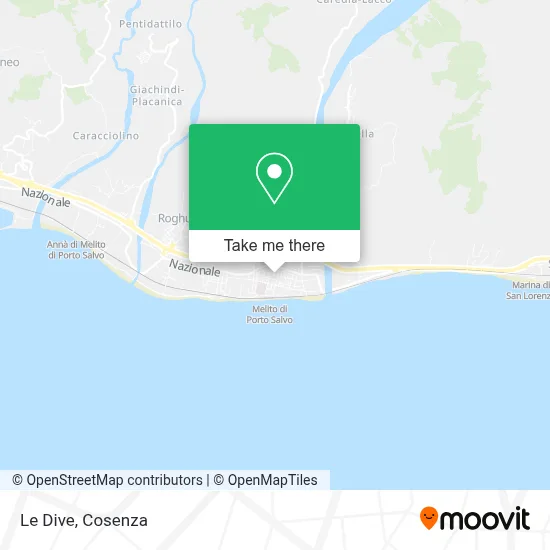 Le Dive map