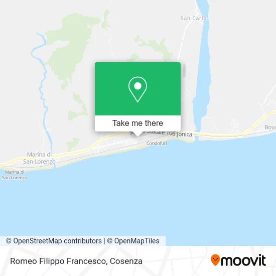Romeo Filippo Francesco map