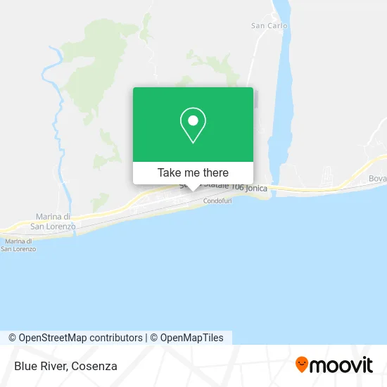 Blue River map