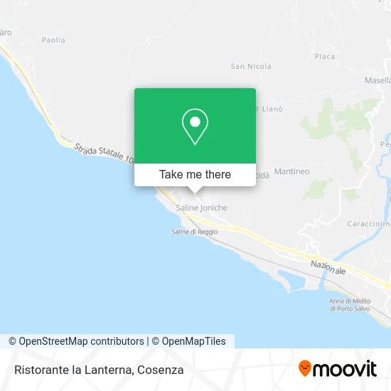 Lanterna Restaurant map