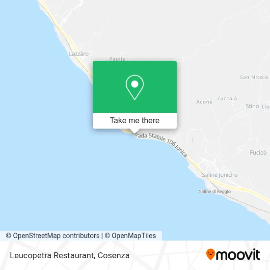 Leucopetra Restaurant map