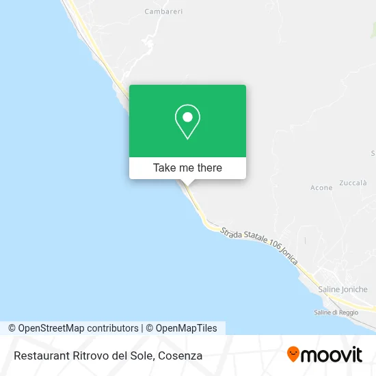 Restaurant Ritrovo del Sole map