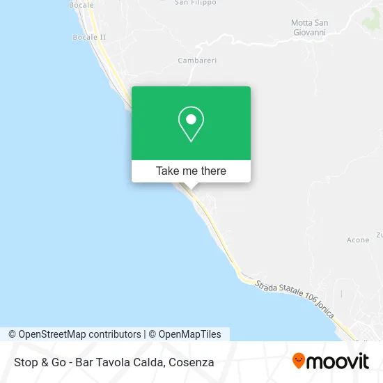 Stop & Go - Bar Tavola Calda map