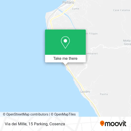 Via dei Mille, 15 Parking map
