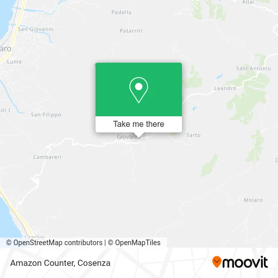 Amazon Counter map