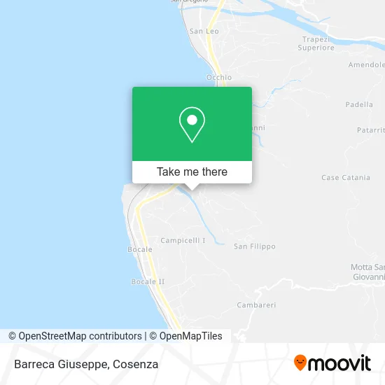 Barreca Giuseppe map