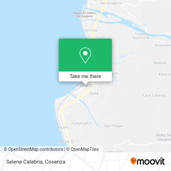 Selene Calabria map