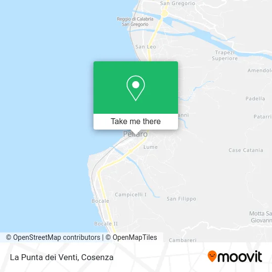La Punta dei Venti map