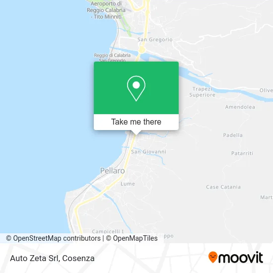Auto Zeta Srl map