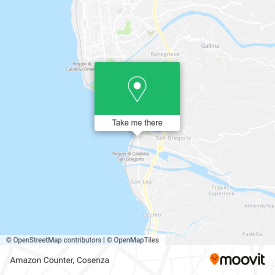 Amazon Counter map