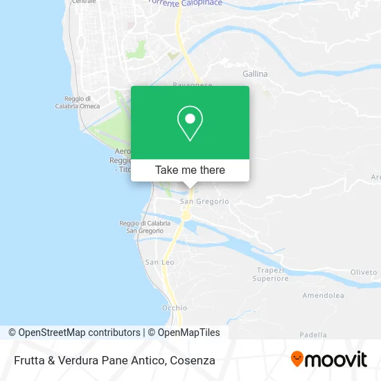 Frutta & Verdura Pane Antico map