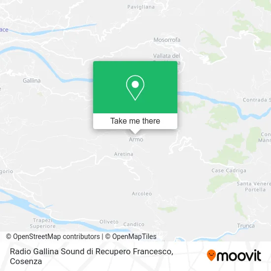 Radio Gallina Sound di Recupero Francesco map