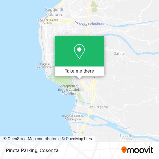 Pineta Parking map