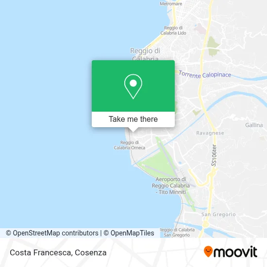 Costa Francesca map