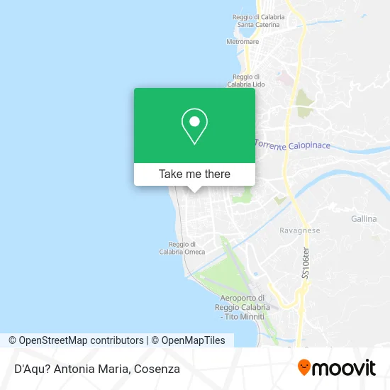 D'Aqu? Antonia Maria map