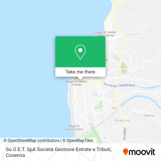 So.G.E.T. SpA Società Gestione Entrate e Tributi map
