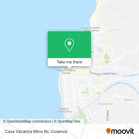 Casa Vacanza Mino Rc map