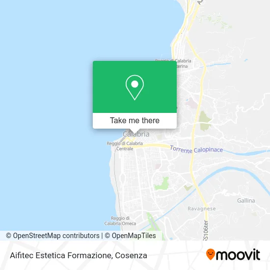Aifitec Estetica Formazione map