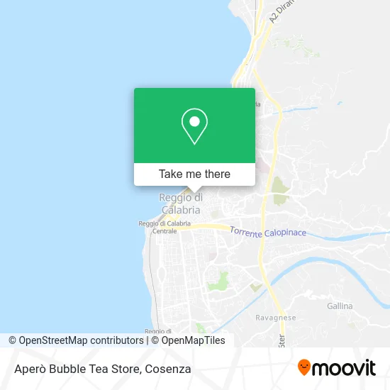 Aperò Bubble Tea Store map