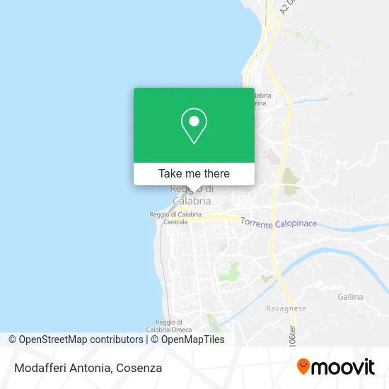 Antonia Modafferi map