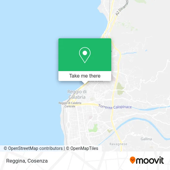 Reggina map