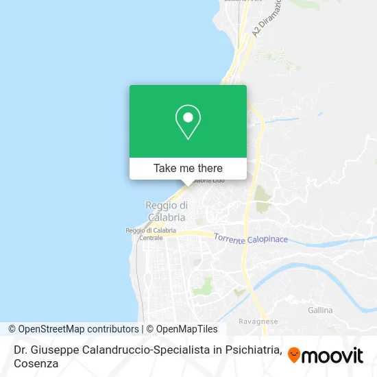 Dr. Giuseppe Calandruccio-Specialista in Psichiatria map