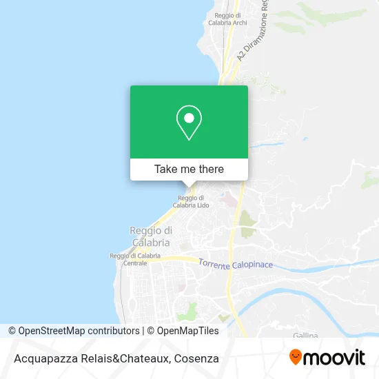 Acquapazza Relais&Chateaux map