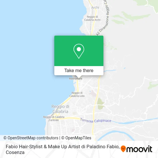 Fabio Hair-Stylist & Make Up Artist di Paladino Fabio map