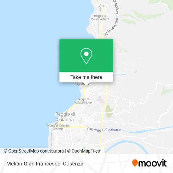 Meliari Gian Francesco map