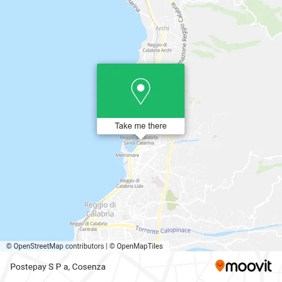 Postepay S P a map