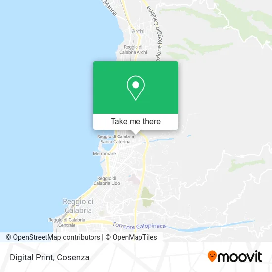 Digital Print map