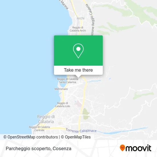 Parcheggio scoperto map