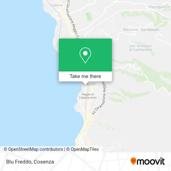 Blu Freddo map